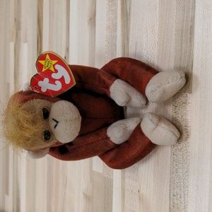 Ty Beanie Baby Schweetheart the Orangutan 1999 Retired Plush Monkey NWT